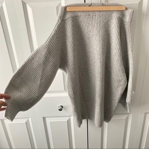 [Express] Off the shoulder knit dress